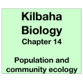 Biology Chapter 14 - Population and Community Ecology